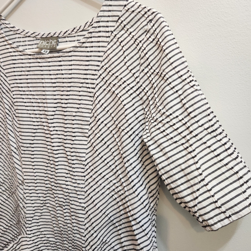 Niche by Nilgun Derman Oversized Dress Size XS - Grey & White - Picture 4 of 11